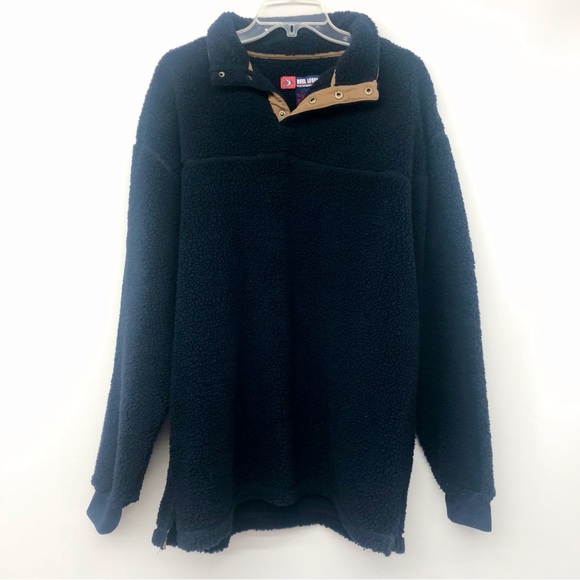 Reel Legends Navy Sherpa Pullover - Picture 13 of 16